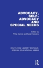 Advocacy, Self-Advocacy and Special Needs - Book