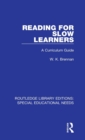 Reading for Slow Learners : A Curriculum Guide - Book