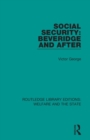 Social Security: Beveridge and After - Book