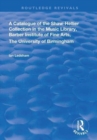 A Catalogue of the Shaw-Hellier Collection - Book