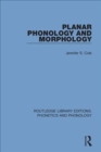 Planar Phonology and Morphology - Book