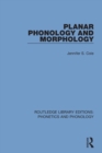 Planar Phonology and Morphology - Book