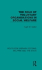 The Role of Voluntary Organisations in Social Welfare - Book