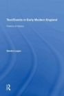 Text/Events in Early Modern England : Poetics of History - Book