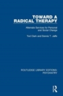 Toward a Radical Therapy : Alternate Services for Personal and Social Change - Book