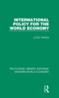 International Policy for the World Economy - Book