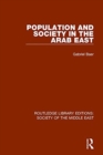 Population and Society in the Arab East - Book