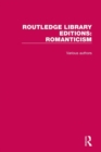 Routledge Library Editions: Romanticism - Book