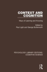 Context and Cognition : Ways of Learning and Knowing - Book