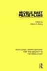 Middle East Peace Plans - Book