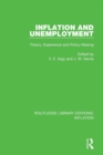 Inflation and Unemployment : Theory, Experience and Policy Making - Book