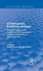 Contemporary Economic Analysis (Routledge Revivals) : Papers Presented at the Conference of the Association of University Teachers of Economics 1978 - Book