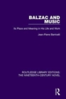 Balzac and Music : Its Place and Meaning in His Life and Work - Book