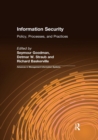 Information Security : Policy, Processes, and Practices - Book