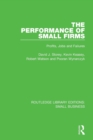 The Performance of Small Firms : Profits, Jobs and Failures - Book