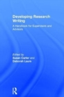 Developing Research Writing : A Handbook for Supervisors and Advisors - Book