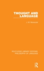 Thought and Language - Book