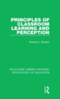 Principles of Classroom Learning and Perception - Book
