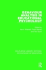 Behaviour Analysis in Educational Psychology - Book