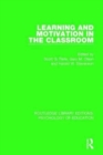 Learning and Motivation in the Classroom - Book