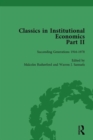 Classics in Institutional Economics, Part II, Volume 6 : Succeeding Generations - Book