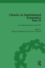 Classics in Institutional Economics, Part II, Volume 7 : Succeeding Generations - Book