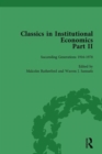 Classics in Institutional Economics, Part II, Volume 8 : Succeeding Generations - Book