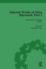 Selected Works of Eliza Haywood, Part I Vol 1 - Book
