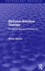 Rational-Emotive Therapy : Fundamentals and Innovations - Book