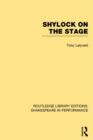 Shylock on the Stage - Book