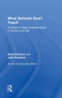 What Schools Don't Teach : 20 Ways to Help Students Excel in School and Life - Book