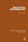Analytical Archaeology - Book