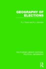Geography of Elections - Book