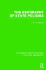 The Geography of State Policies - Book