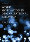 Work Motivation in Organizational Behavior - Book