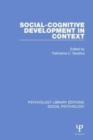 Social-Cognitive Development in Context - Book