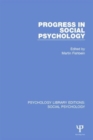 Progress in Social Psychology : Volume 1 - Book