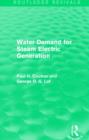 Water Demand for Steam Electric Generation (Routledge Revivals) - Book