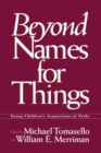 Beyond Names for Things : Young Children's Acquisition of Verbs - Book