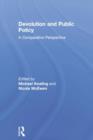 Devolution and Public Policy - Book