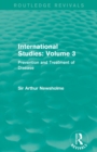 International Studies: Volume 3 : Prevention and Treatment of Disease - Book