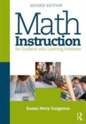 Math Instruction for Students with Learning Problems - Book