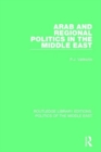 Arab and Regional Politics in the Middle East - Book