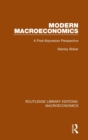 Modern Macroeconomics : A Post-Keynesian Perspective - Book