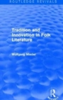 Tradition and Innovation in Folk Literature - Book