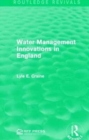 Water Management Innovations in England - Book