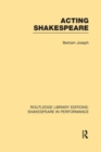 Acting Shakespeare - Book