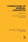 Foundations of General Linguistics (RLE Linguistics A: General Linguistics) - Book