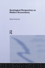 Sociological Perspectives on Modern Accountancy - Book