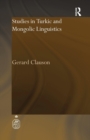 Studies in Turkic and Mongolic Linguistics - Book